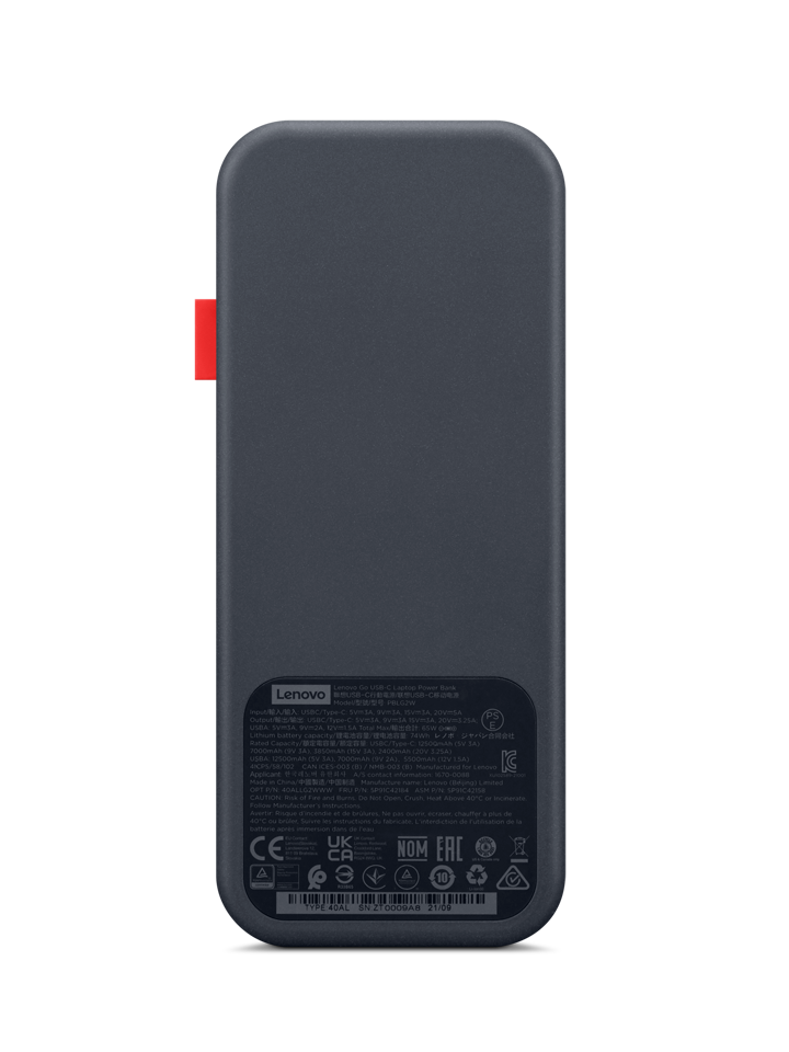 Lenovo Go USBC Laptop Power Bank (20000 mAh) Alwaidh Computers