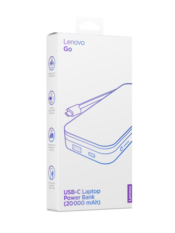 Lenovo Go USBC Laptop Power Bank (20000 mAh) Alwaidh Computers