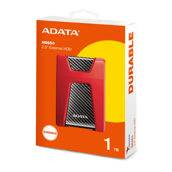 ADATA HD650 1TB Anti-Shock External Hard Drive