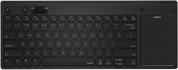 Rapoo Wireless Multimedia Keyboard With Touch Pad- K2800 - Image 4